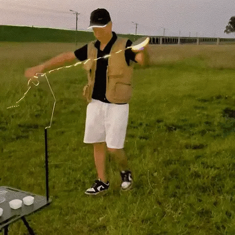 Powerful LED camping lamp with long-lasting battery