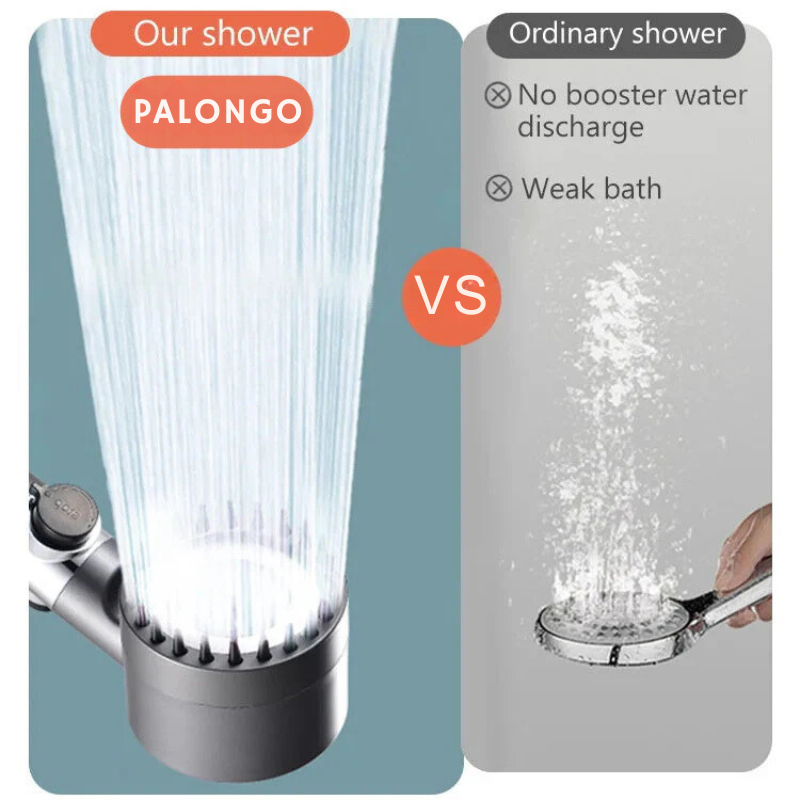 Shower head with massage for instant relaxation