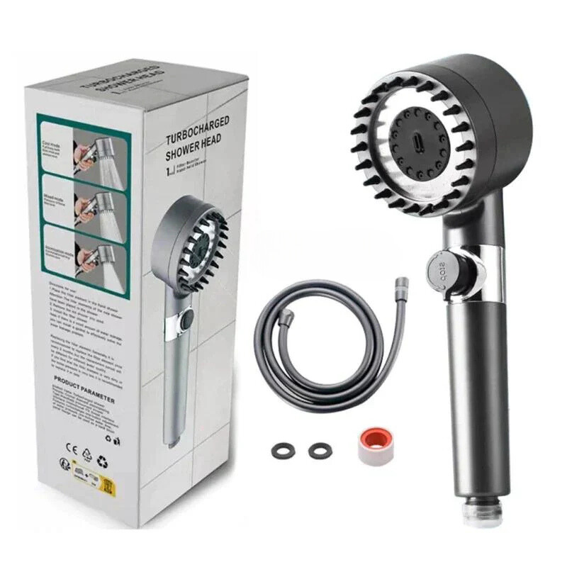 Shower head with massage for instant relaxation