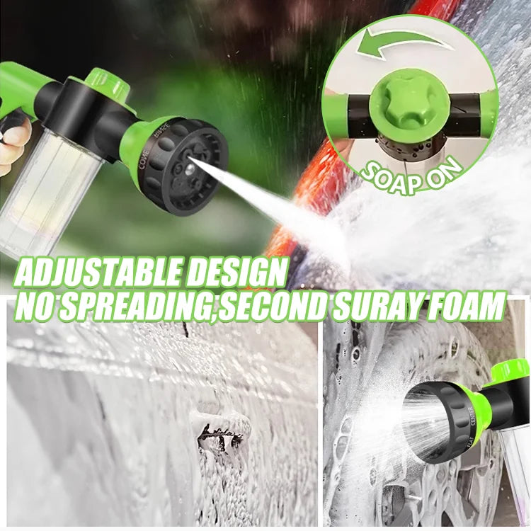 HydroFlexPro™ 8 in 1 Pressure Hose Spray Gun