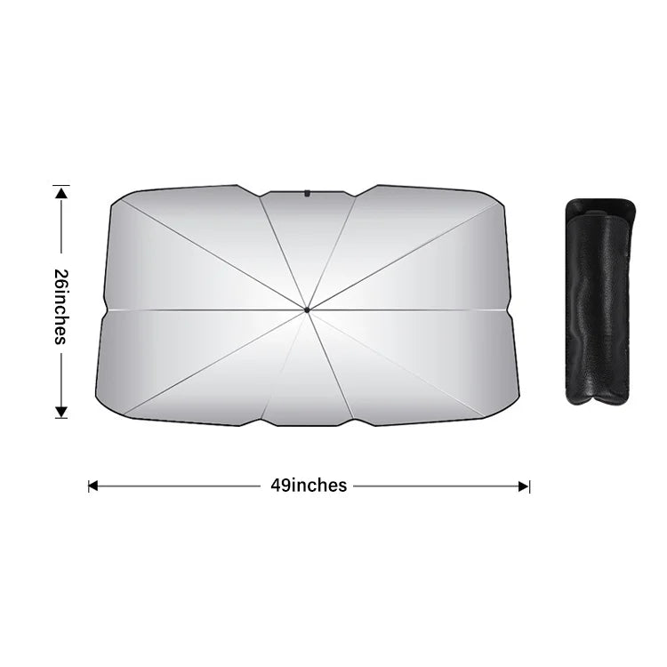 Foldable Umbrella Sun Shade for Car Windshield