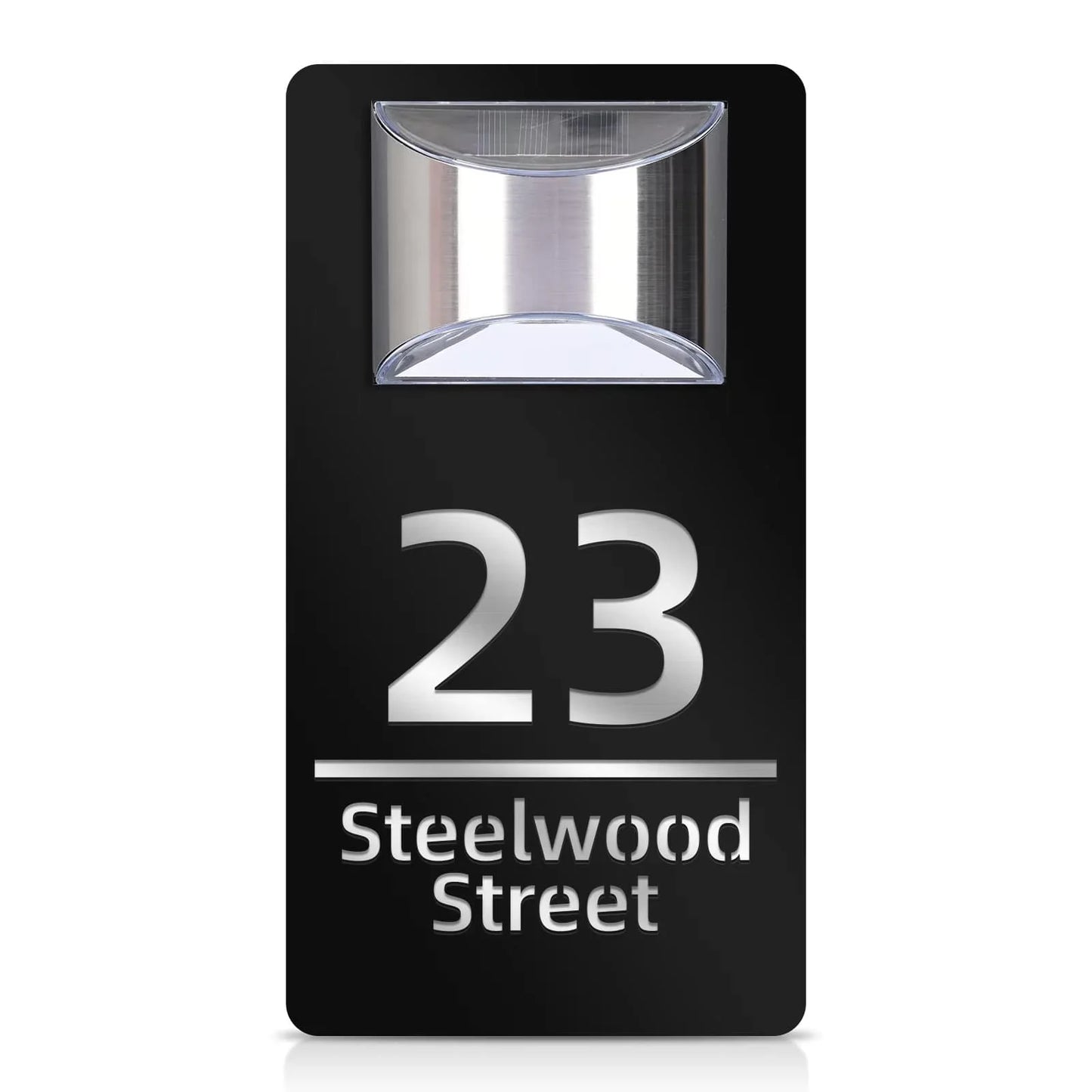LumiSign™ Solar Modern House Plaque——Make Your Home Stand Out