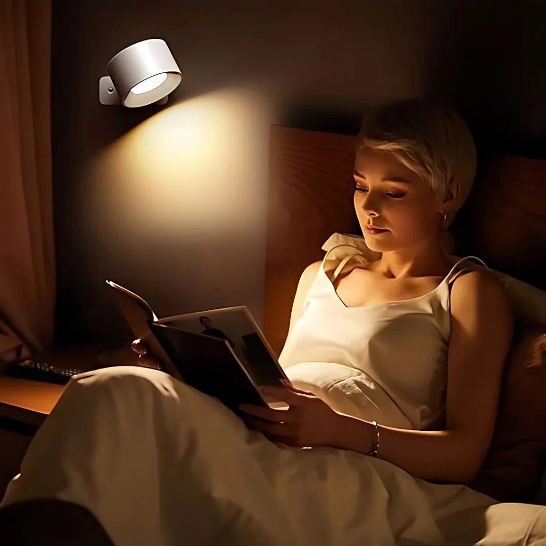 Rechargeable Wall Light with 360° Rotation