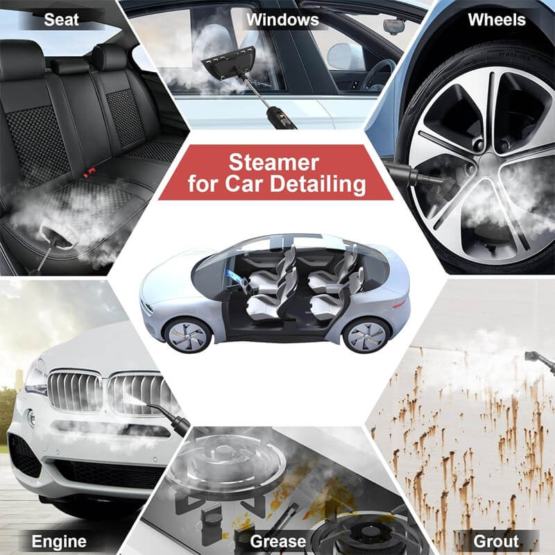 2500W High Pressure Steam Cleaner with Gloves