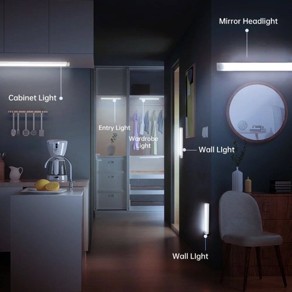 🔥LAST DAY SALE UP TO 61% OFF💡Punch-free Smart Sensor Magnetic Rechargeable LED Lights