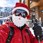 3D Christmas Knit Ski Mask