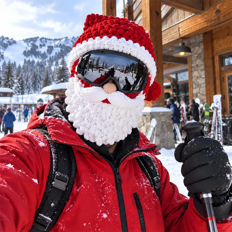 3D Christmas Knit Ski Mask