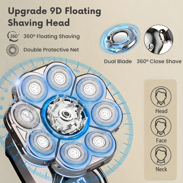 9D Floating Blades — Follow Every Curve