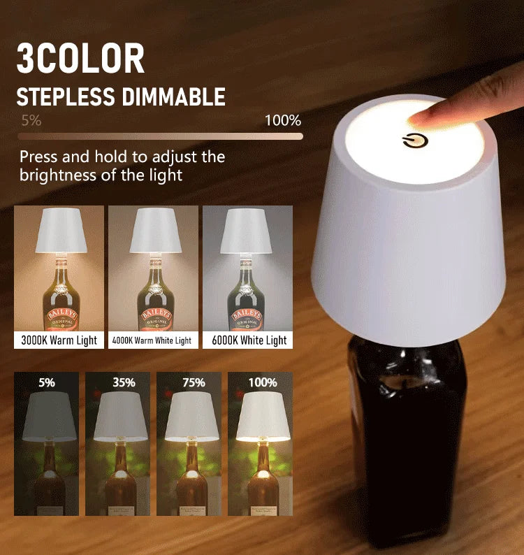 🎨 <strong>3 Color Modes & Stepless Dimming</strong>