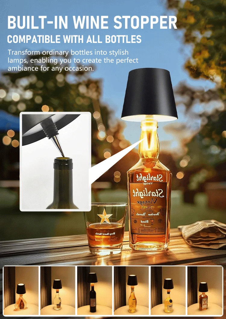 🍾 <strong>Cordless Bottle Lamp & DIY Bottle Design</strong>