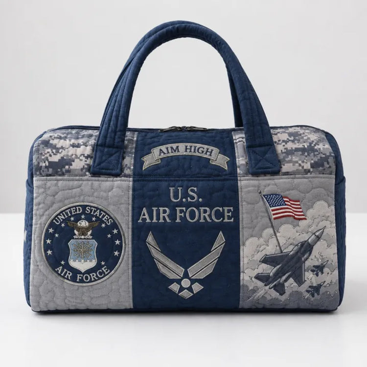 Hand-Finished U.S. Military Heritage Quilted Duffel Bag
