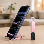 Foldable Aluminum Keychain Phone Stand
