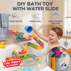 DIY Bath Water Slide Track Set