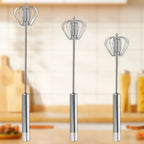 Semi-Automatic Push Egg Whisk