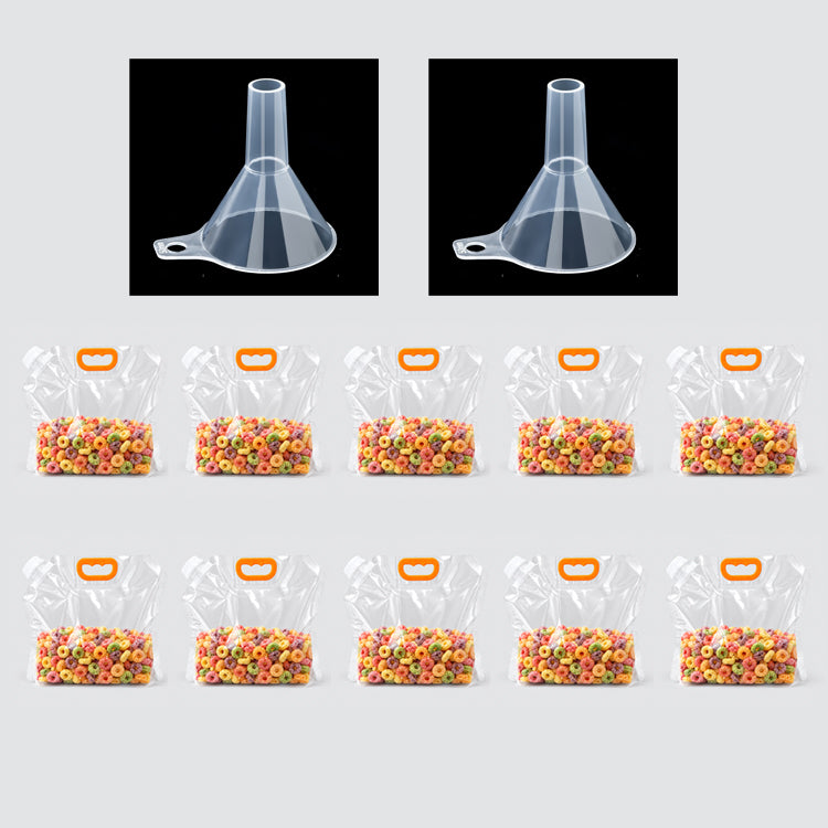 Reusable Airtight Dry Food Storage Bag – Stand-Up Easy-Pour Pantry Container