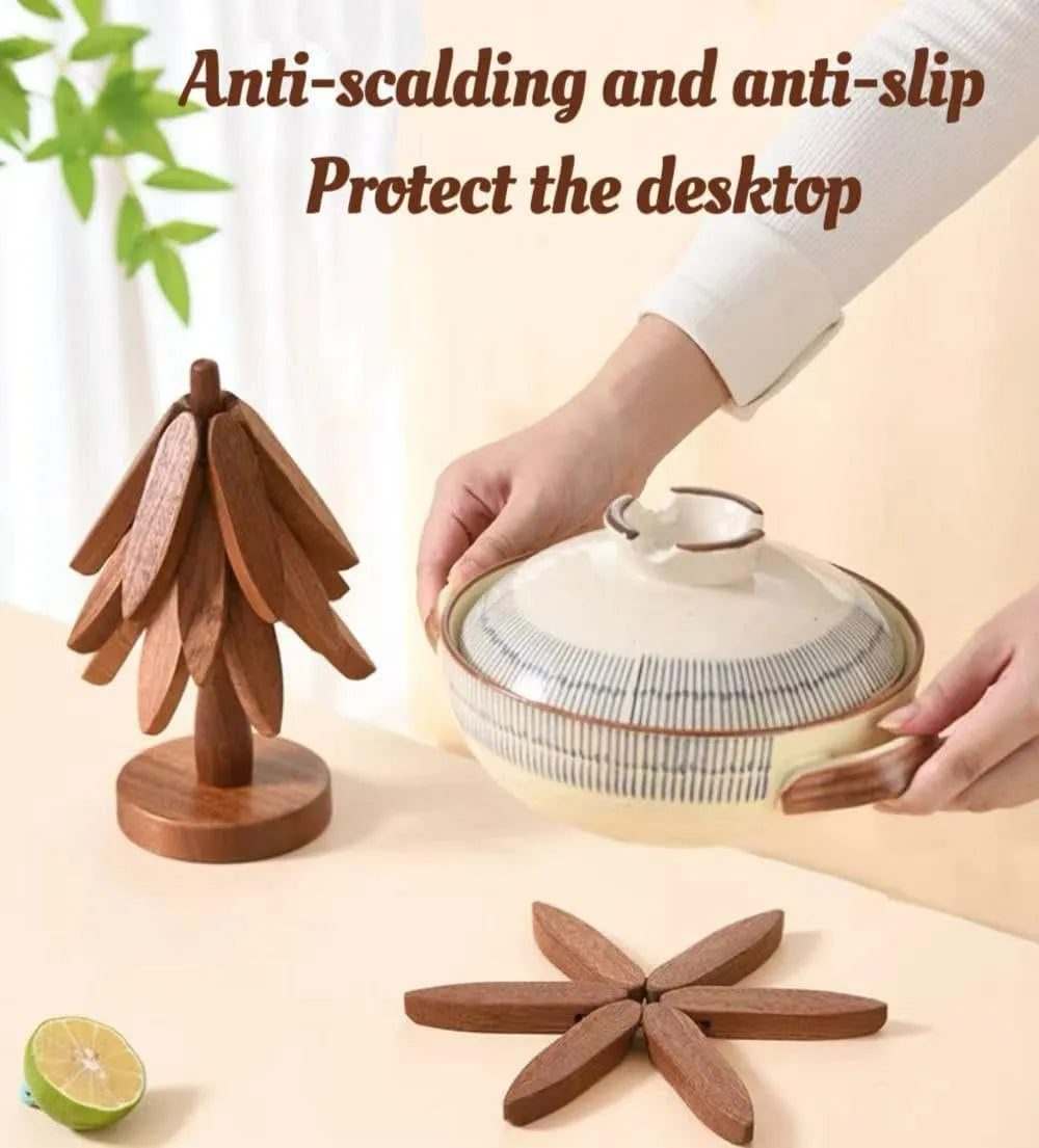 🌲Evergreen Tree Trivet Set