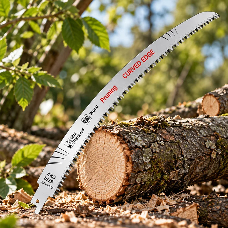4-Piece Curved Pruning Saw Blade Set – 6″/9″/12″/15″ Reciprocating Saw Blades