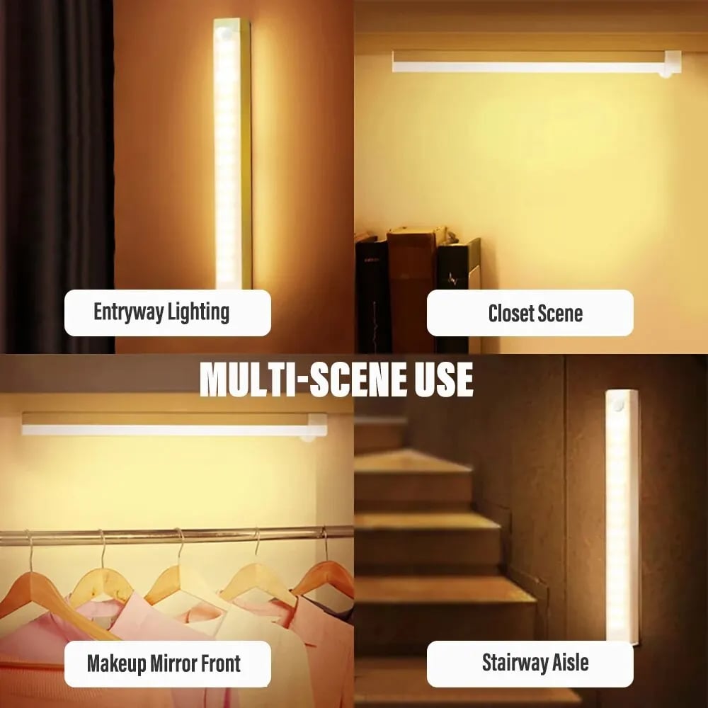 🔥LAST DAY SALE UP TO 61% OFF💡Punch-free Smart Sensor Magnetic Rechargeable LED Lights