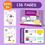 Reusable Tracing Workbook for Kids Ages 3+
