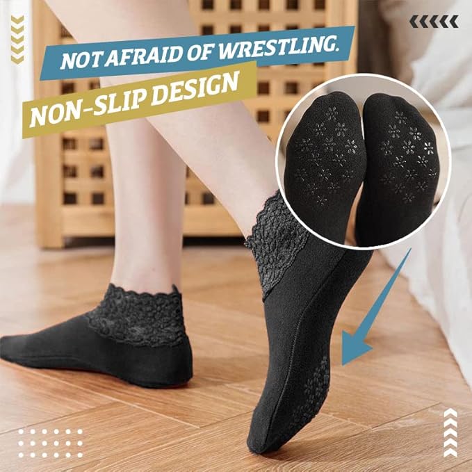 Stay Warm in Style – Fleece Lace Socks for Cold Days ❄️