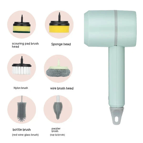CleanWhirl™ Electric Spin Scrubber