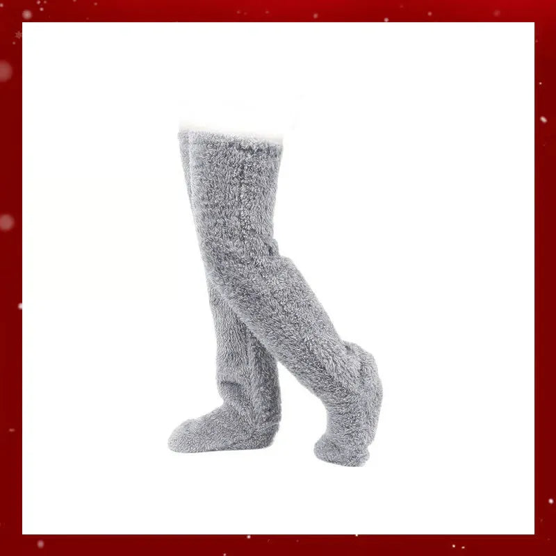 ✨ TeddyCozy - Premium Plush Thigh-High Warmers