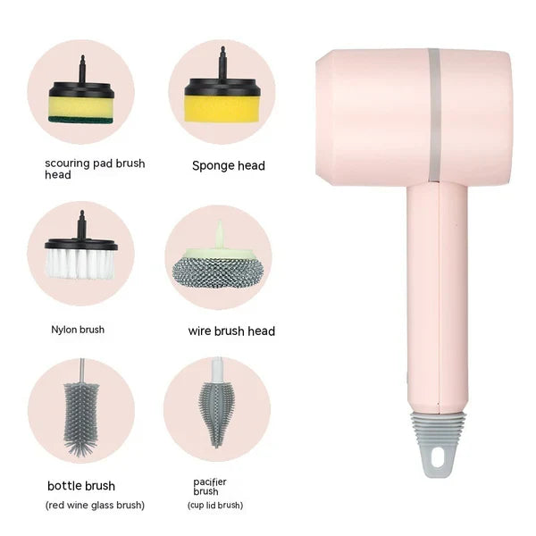 CleanWhirl™ Electric Spin Scrubber