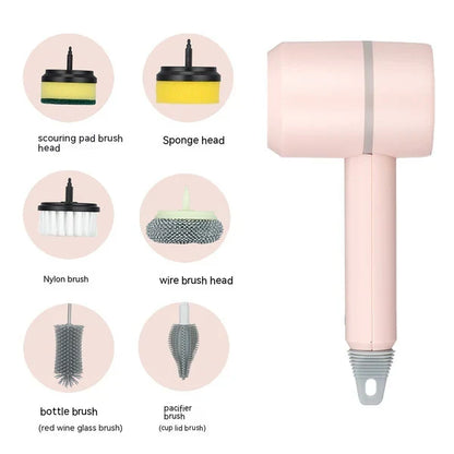 CleanWhirl™ Electric Spin Scrubber