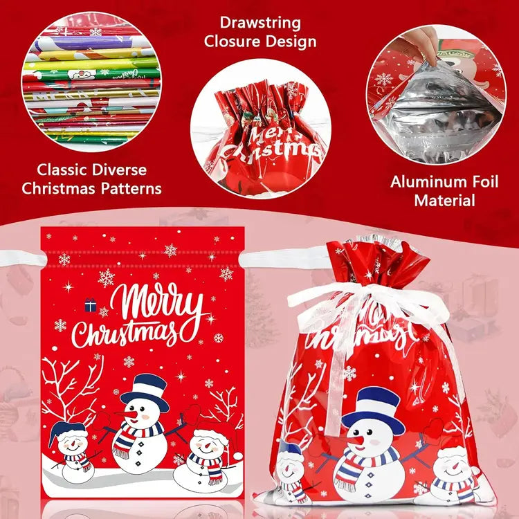 Deluxe Christmas Gift Bag Set