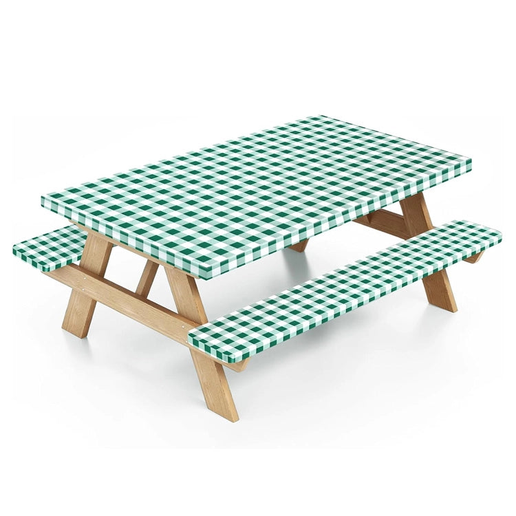 Stretch-Fit Picnic Table Cover Set