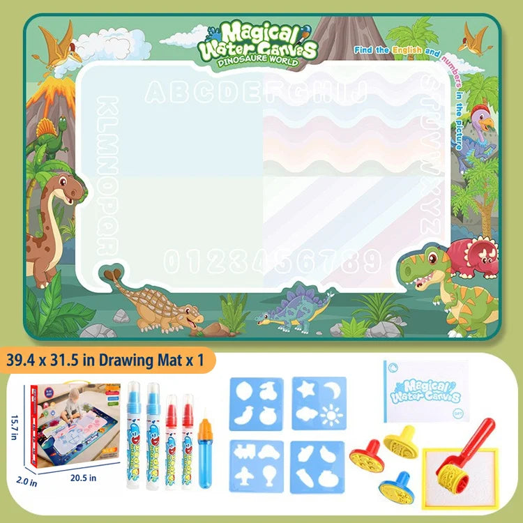 Reusable Water Magic Drawing Mat — Creative Learning Gift For Kids