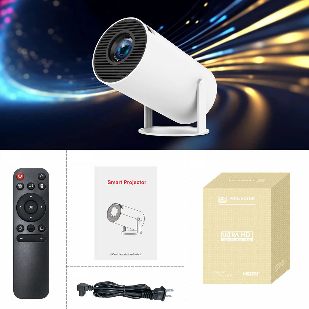 NeoView - Portable Projector | 4K Ultra HD Clarity & Compact Design