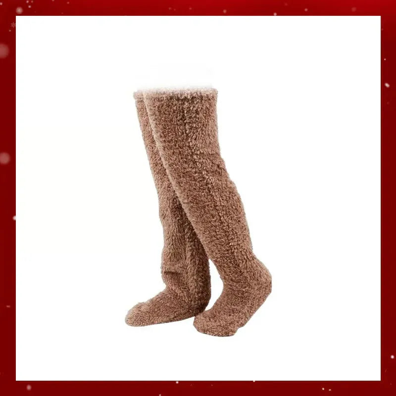 ✨ TeddyCozy - Premium Plush Thigh-High Warmers