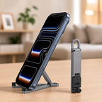 Foldable Aluminum Keychain Phone Stand