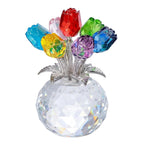 🌹 Eternal Crystal Rose Bouquet — A Gift That Sparkles Forever