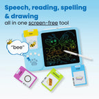 Kids Learning & Drawing Tablet — No Blue Light, 224 Words for Early Learning