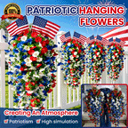 🦅🦅LAST DAY 50% OFF-🔥250th Anniversary Patriotic Hanging Flower