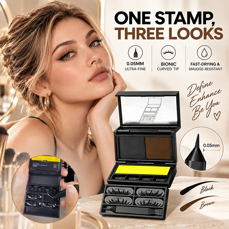 3-in-1 Precision Eye Stamp Kit – Winged Liner, Lower Lashes & Beauty Mark