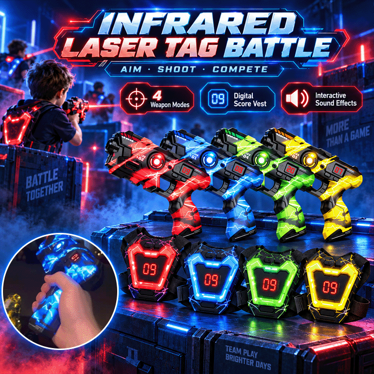 Neon Laser Tag Battle Set