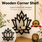 Decorative Wooden Corner Wall Shelf