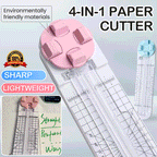 4-in-1 Rolling Paper Cutter & Craft Trimmer