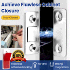 Ultra-Slim No-Drill Magnetic Cabinet Door Catch