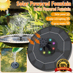 🌞Solar Fountain Light — Floating Water Pump with Color LED for Garden & Bird Bath