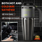 Ice King Insulated Car Mug – Leakproof Stainless Steel Travel Cup For Hot & Cold Drinks