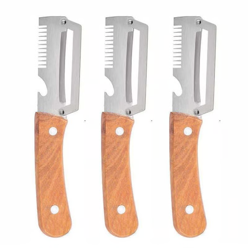Stainless Steel Peeler & Julienne Shredder Set