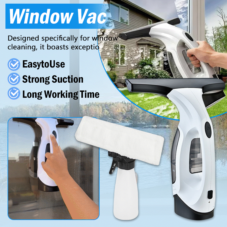 AquaStride-Cordless Window Vacuum Squeegee