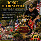 U.S. Military Branch Tribute Garden Stake