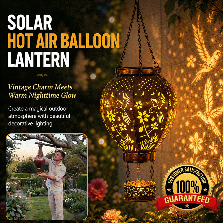 Solar Hot Air Balloon Lantern