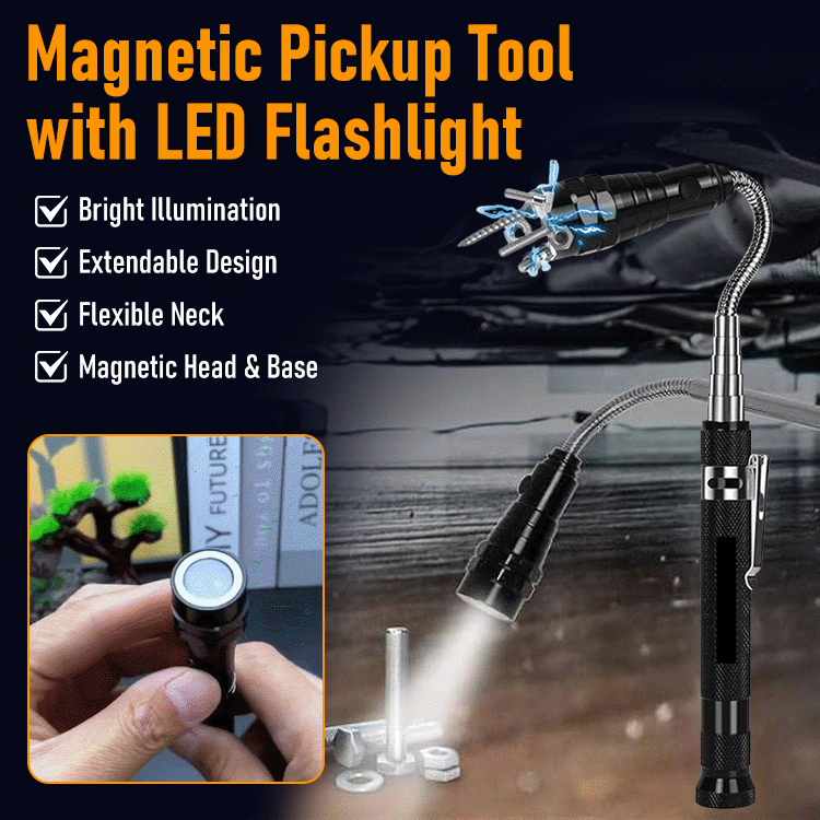 Magnetic Extendable Flashlight