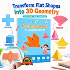 DIY 3D Geometry Book – Hands-On Math Learning Kit For Kids